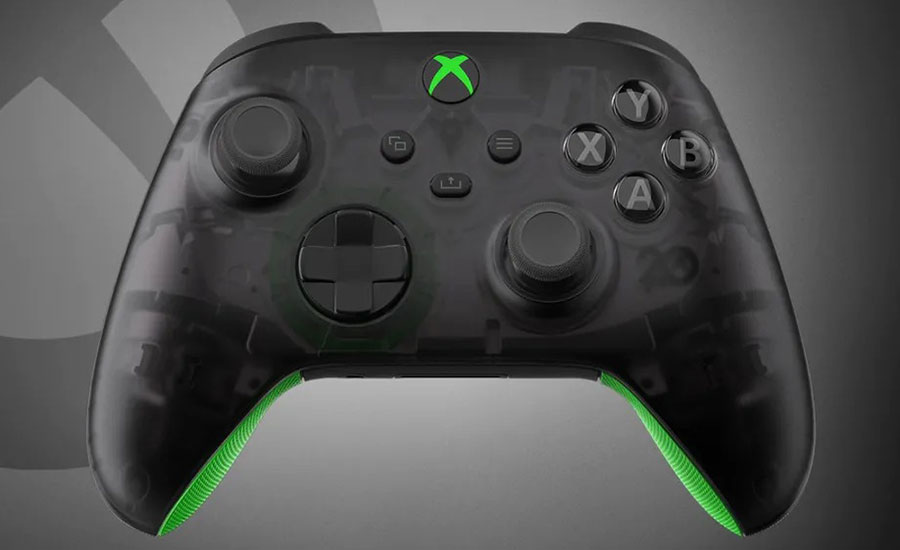 مایکروسافت یک کنترلر شفاف را برای بیستمین سالگرد Xbox عرضه می‌کند